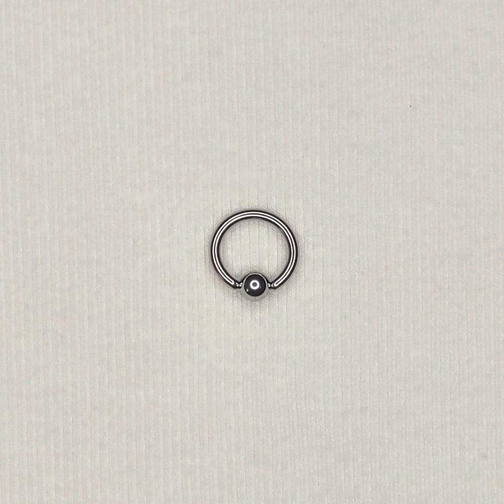 12 Gauge 38 Implant Grade Captive Bead Ring